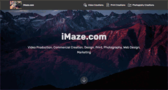 Desktop Screenshot of imaze.com